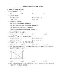 2019年广州市白云区中考数学二模试卷