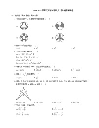 2018-2019学年天津市和平区八上期末数学试卷