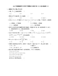 2019年浙教版数学七年级下学期期末专项复习卷（八）能力提高题（1）