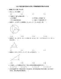 2019年浙江温州苍南县九年级上学期浙教版数学期末考试试卷