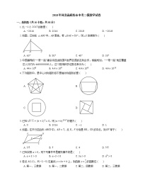 2018年河北省廊坊市中考二模数学试卷