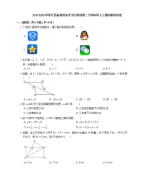 2019-2020学年江苏省常州市天宁区常州第二十四中学八上期中数学试卷