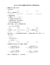 2020-2021学年北京市朝阳区外国语学校七下期中数学试卷C