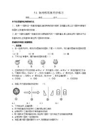 北师大版七年级下册1 轴对称现象优秀课堂检测