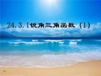 华师大版九年级上册1.锐角三角函数课文课件ppt