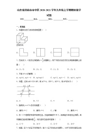 山东省济南市市中区2020-2021学年九年级上学期期末数学试题(word版含答案)