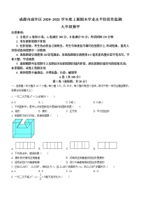 四川省成都市成华区2020-2021学年九年级上学期期末数学试题（word版含答案）