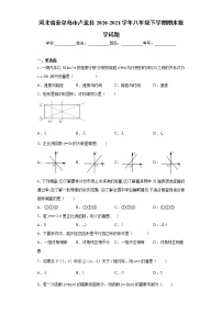 河北省秦皇岛市卢龙县2020-2021学年八年级下学期期末数学试题（word版 含答案）