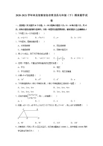 河北省秦皇岛市青龙县2020-2021学年七年级下学期期末数学试卷（word版含答案）