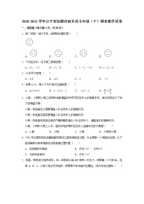 辽宁省抚顺市新宾县2020-2021学年七年级下学期期末数学试卷（word版含答案）