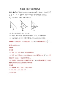 2022年中考数学专题复习类型四 与旋转有关的探究题（解析版）