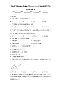 云南省玉溪市峨山彝族自治县2020-2021学年八年级下学期期末数学试题（word版 含答案）