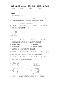 福建省福州市2020-2021学年七年级上学期期末数学试题（word版 含答案）