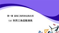 初中数学北师大版九年级下册6 利用三角函数测高教学ppt课件