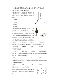 数学九年级上册1 投影精品随堂练习题