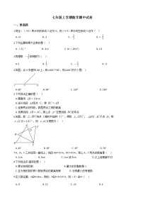 2021年河北省石家庄市七年级上学期数学期中考试试题附答案