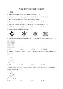 人教版数学八年级上册期中模拟试卷04（含答案）