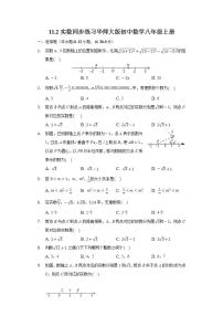 初中数学华师大版八年级上册11.2 实数优秀习题