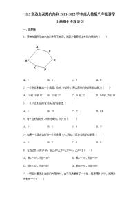 11.3多边形及其内角和2021-2022学年度人教版八年级数学上册期中专题复习含解析