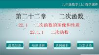 初中数学人教版九年级上册22.1.1 二次函数教学课件ppt