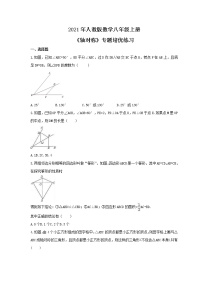 2021年人教版数学八年级上册《轴对称》专题培优练习（含答案）