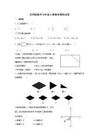 苏科版数学七年级上册期末模拟试卷11（含答案）