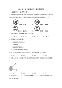 浙江省宁波市慈溪市2021-2022学年八年级上学期期中数学模拟卷（word版含答案）