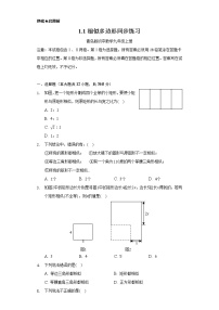 2021学年1.1 相似多边形精品同步训练题