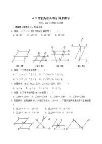 数学八年级下北师大版6.3它们为什么平行同步练习1