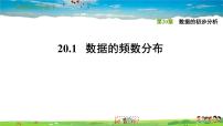 初中数学沪科版八年级下册20.1 数据的频数分布教学ppt课件