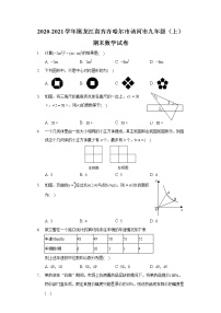 2020-2021学年黑龙江省齐齐哈尔市讷河市九年级（上）期末数学试卷