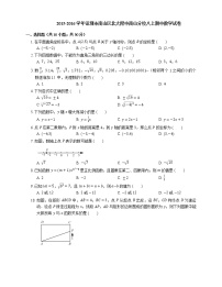 2015-2016学年深圳市南山区北大附中南山分校八上期中数学试卷