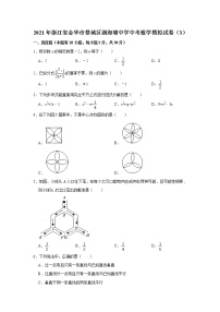 【中考真题】2021年浙江省金华市婺城区湖海塘中学中考数学模拟试卷（3）（含答案解析）