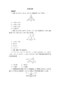 人教版八年级上册12.2 三角形全等的判定精品课时训练