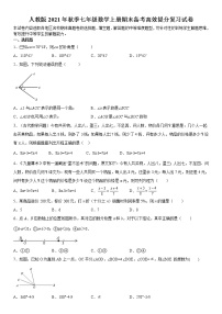 人教版2021年秋季七年级数学上册期末备考高效提分复习试卷  解析版