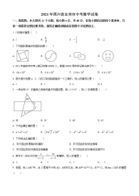 2021年四川省宜宾市中考数学真题（原卷+解析）