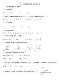 初中数学北京课改版七年级下册7.2 实验复习练习题