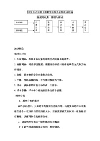 苏科版数学八年级下册必知必会知识点总结