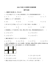 河南省商丘市柘城县2021-2022学年九年级上学期期中数学试题（word版 含答案）