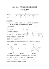 河南省新蔡县2020-2021学年七年级上学期末考试数学试题