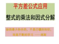 初中数学人教版八年级上册第十四章 整式的乘法与因式分解14.2 乘法公式14.2.1 平方差公式复习ppt课件