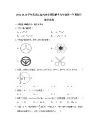 黑龙江省鸡西市四校联考2021-2022学年九年级上学期期中数学【试卷+答案】