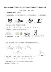 福建省莆田市秀屿区实验中学2021-2022学年上学期期中考试八年级数学【试卷+答案】