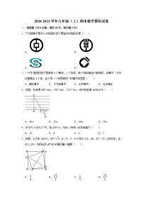 江西省赣州市宁都县2020-2021学年九年级（上）期末数学模拟试卷