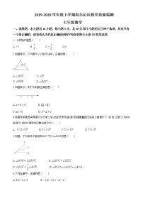 内蒙古通辽市科尔沁区2019-2020学年七年级上学期期末教学质量监测数学试题