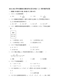 2021-2022学年安徽省合肥市庐江县七年级（上）期中数学试卷