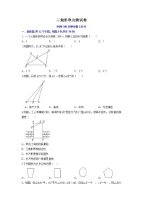 专题07 三角形单元测试-2021-2022学年八年级数学上册专题考点专练（人教版