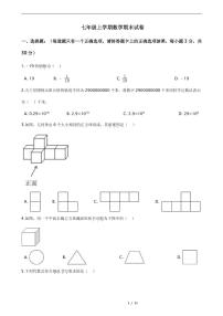 2021年广东省深圳市龙岗区七年级上学期数学期末试卷解析版