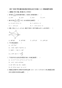 2018学年湖北省武汉市洪山区八年级（上）期末数学试卷（解析版）