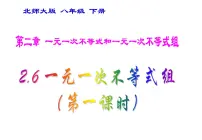 八年级下册6 一元一次不等式组课堂教学课件ppt